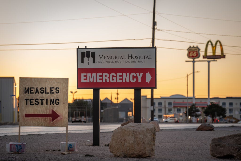Measles was eradicated in the US 25 years ago. This week, cases reached a new high.