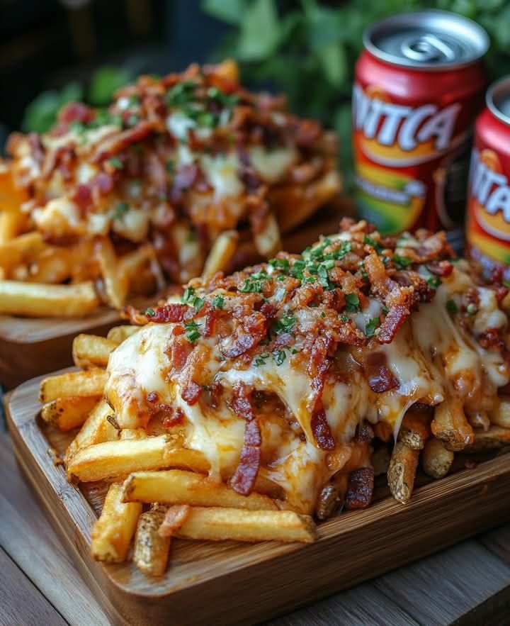 Ultimate Loaded Fries: Cheesy, Bacon, and BBQ Bliss